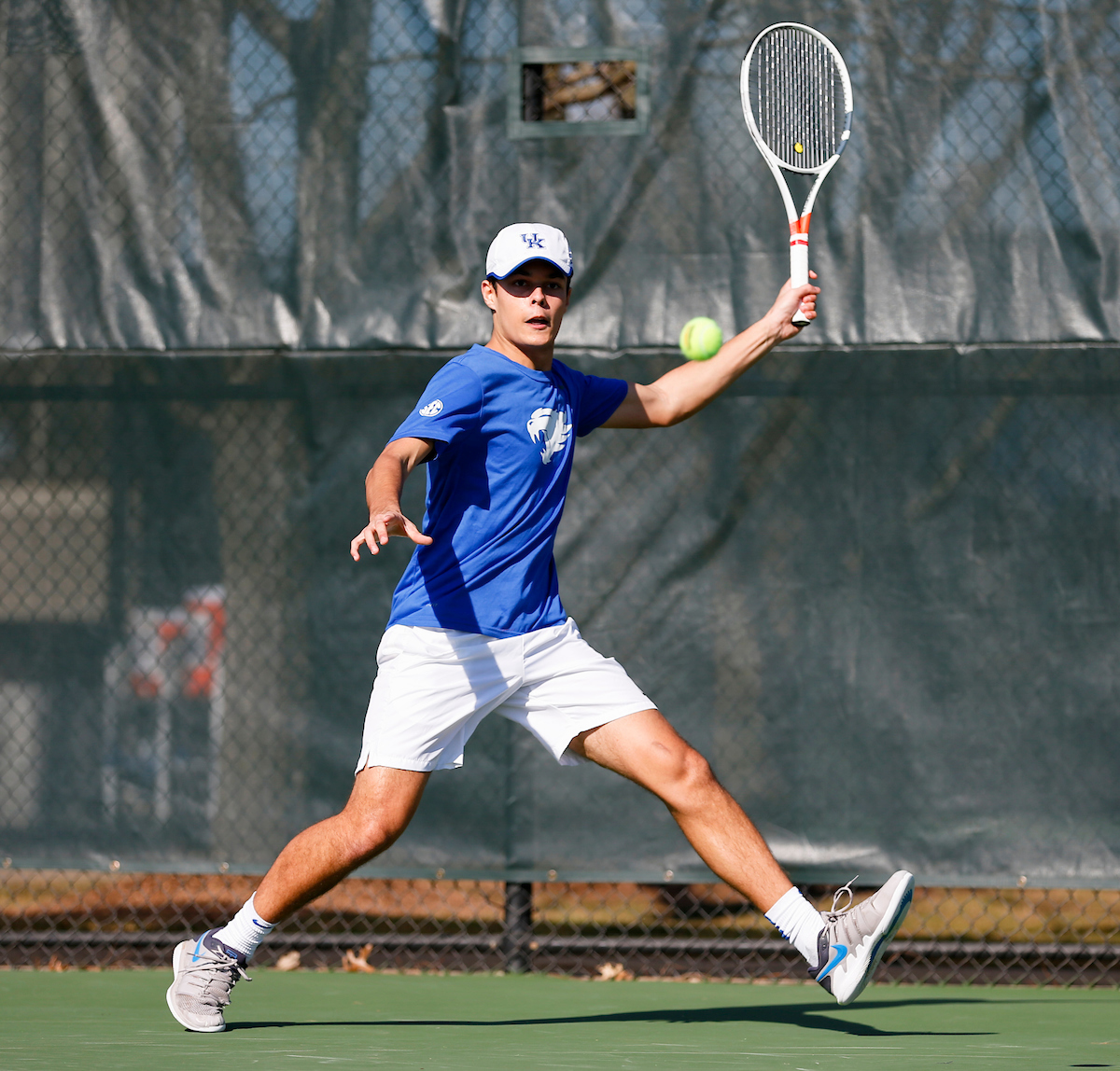Theo McDonald. 


The University of Kentucky Mens Tennis team takes on Virginia Mens Tennis 

Photo by Isaac Janssen | UK Athletics