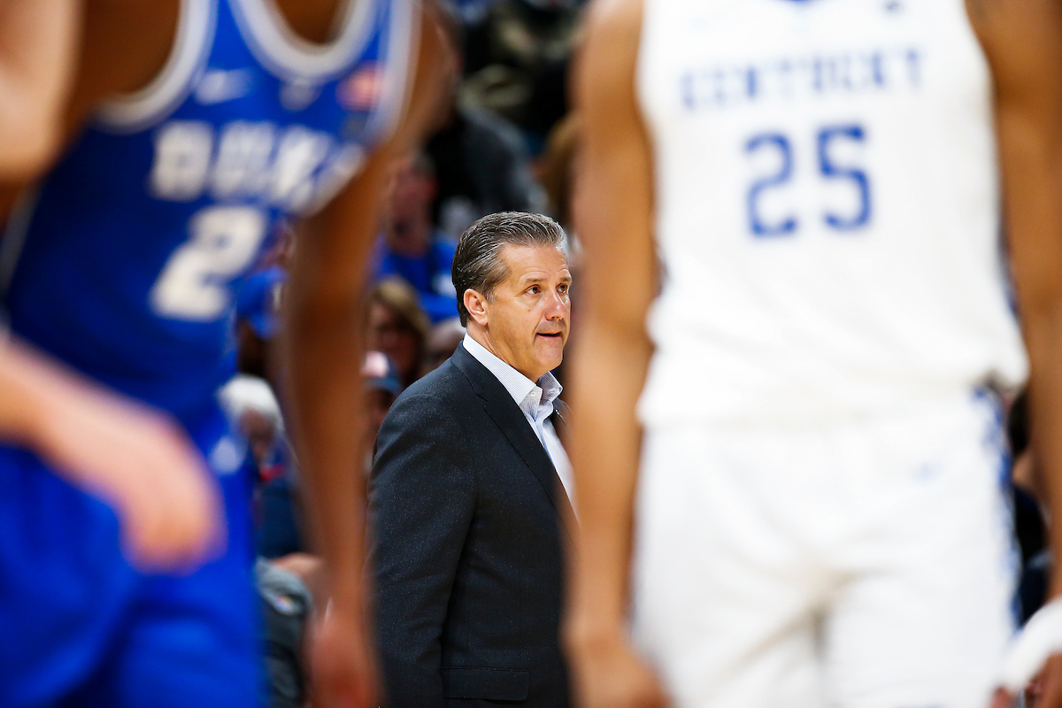 John Calipari.

Men's basketball falls to Duke 118-84.

Photo by Chet White | UK Athletics