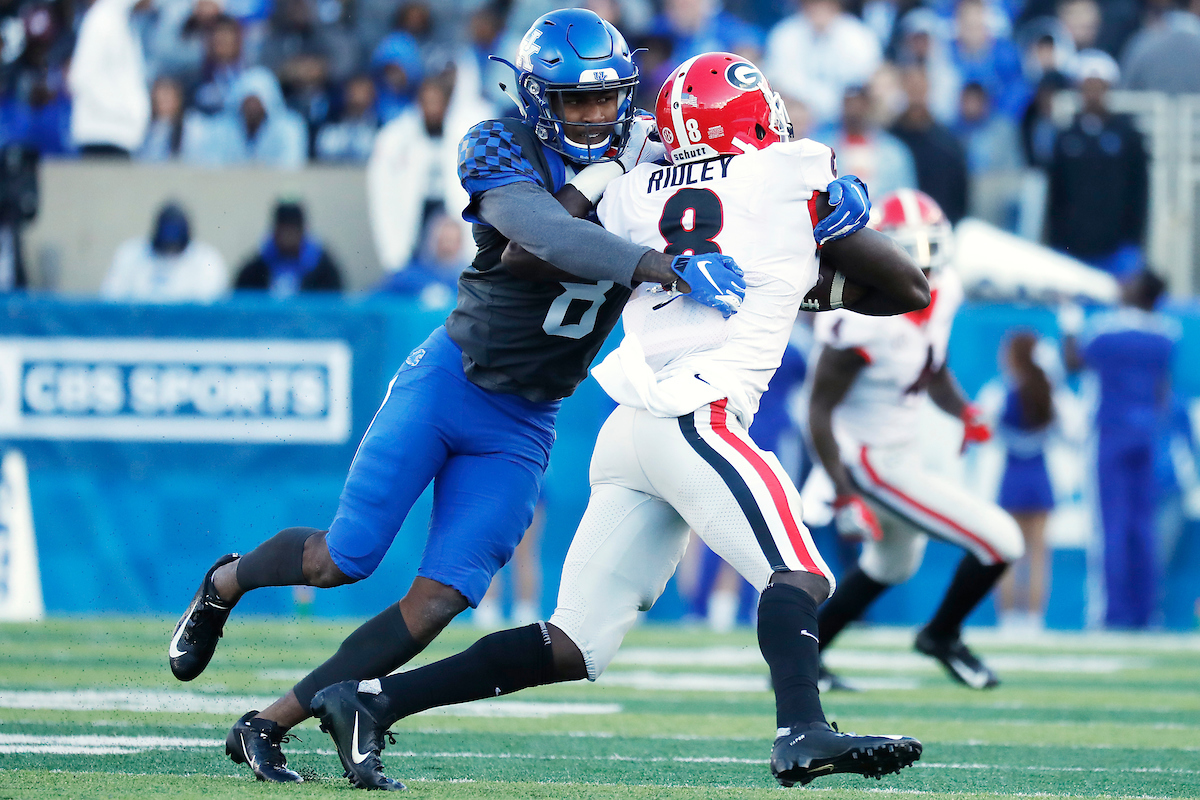 Derrick Baity.

Georgia beats UK 34-17.

Photo by Chet White | UK Athletics