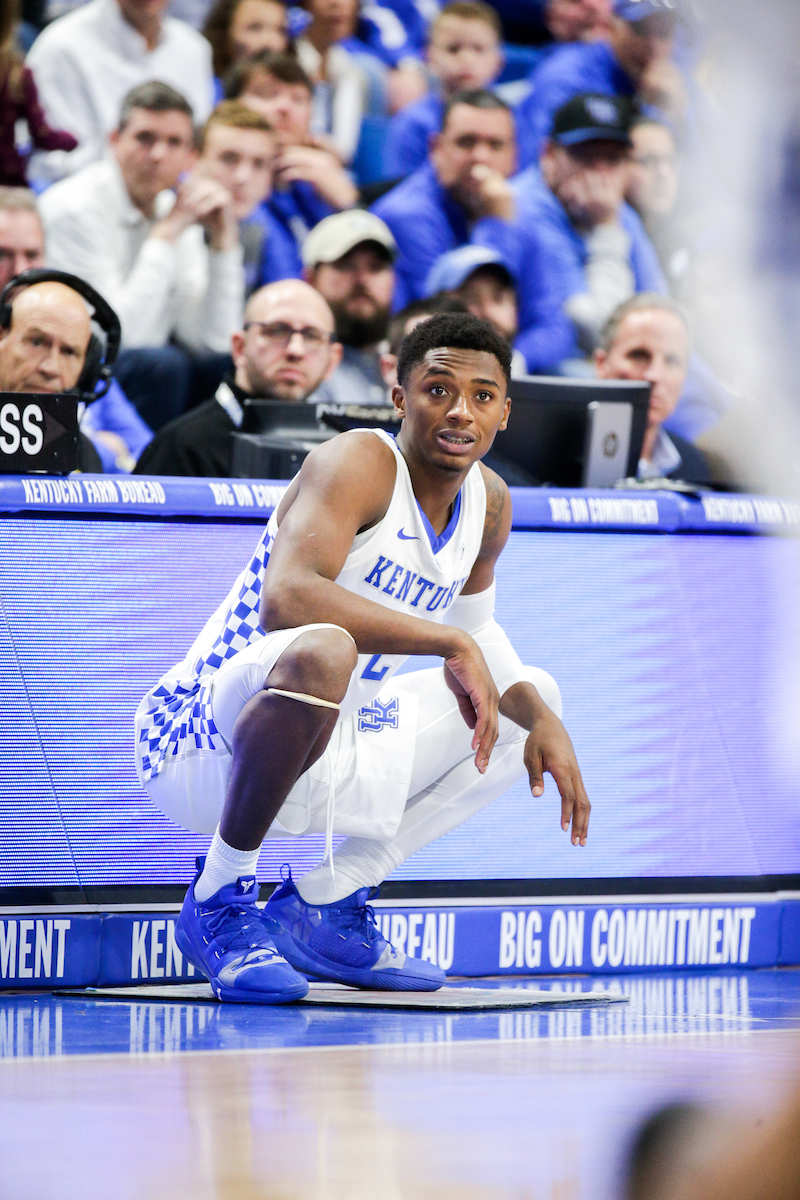 Ashton Hagans

UK beats VMI 92-82 at Rupp Arena.

Photo by Isaac Janssen | UK Athletics