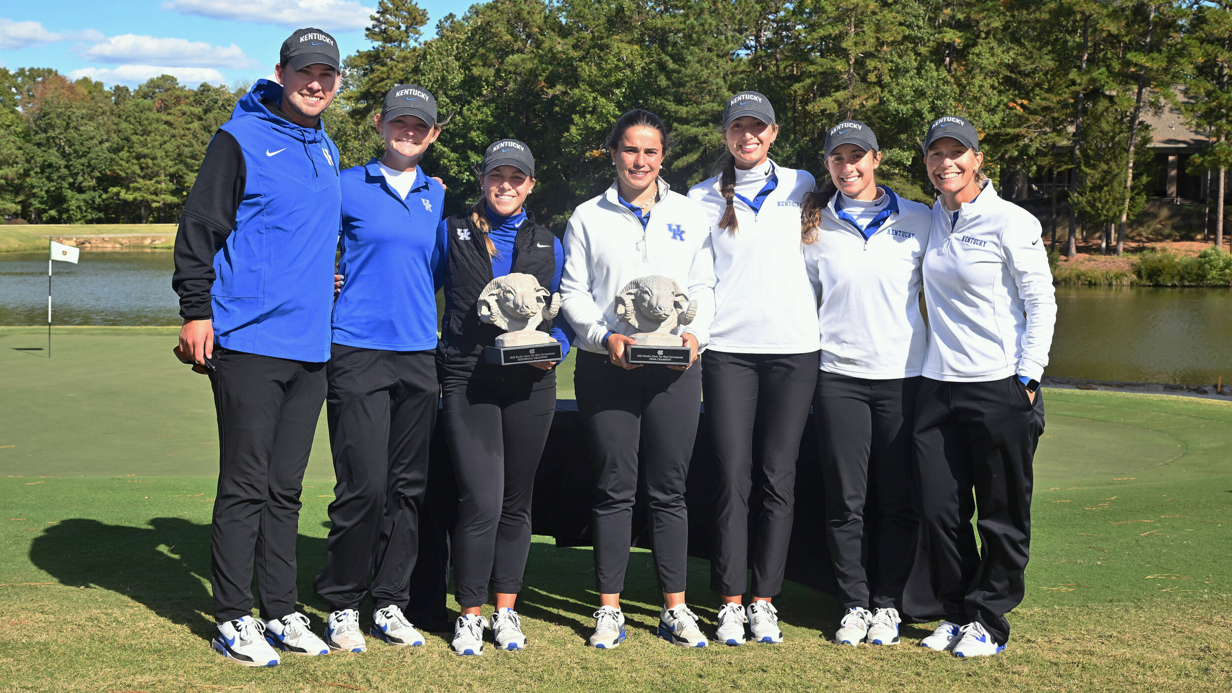 Women's Golf Wins Second Straight Tournament, Jensen Castle Crowned Individual Champion