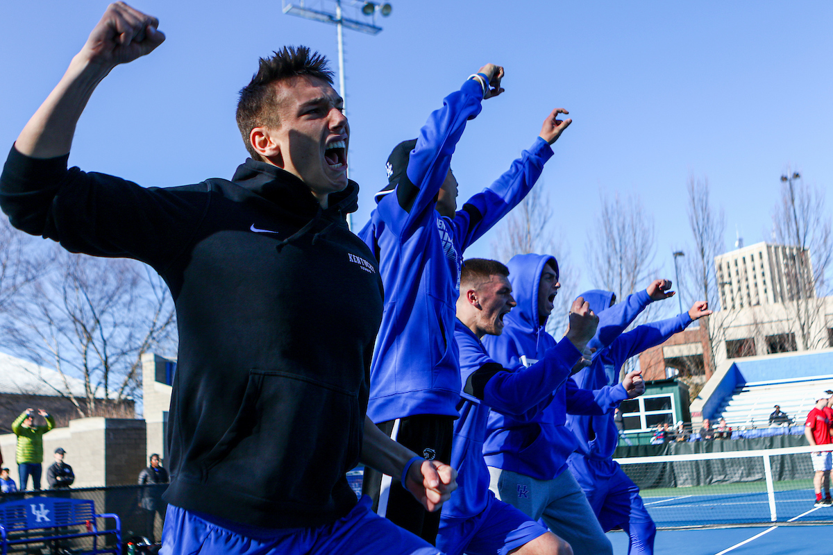 Cesar Bourgois.

Kentucky falls to Oklahoma 5-2.

Photo by Grant Lee | UK Athletics