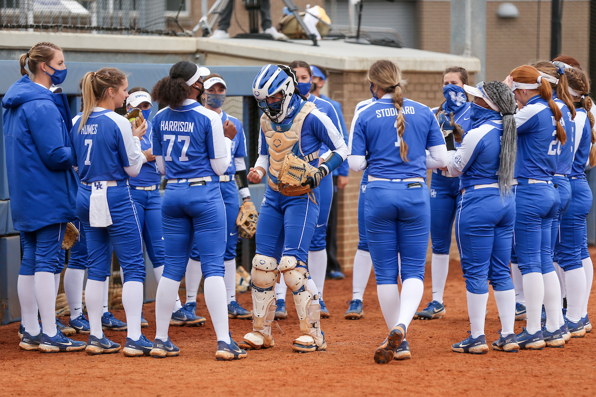Kayla Kowalik.

Kentucky loses to Georgia 8 - 9.

Photo by Sarah Caputi | UK Athletics