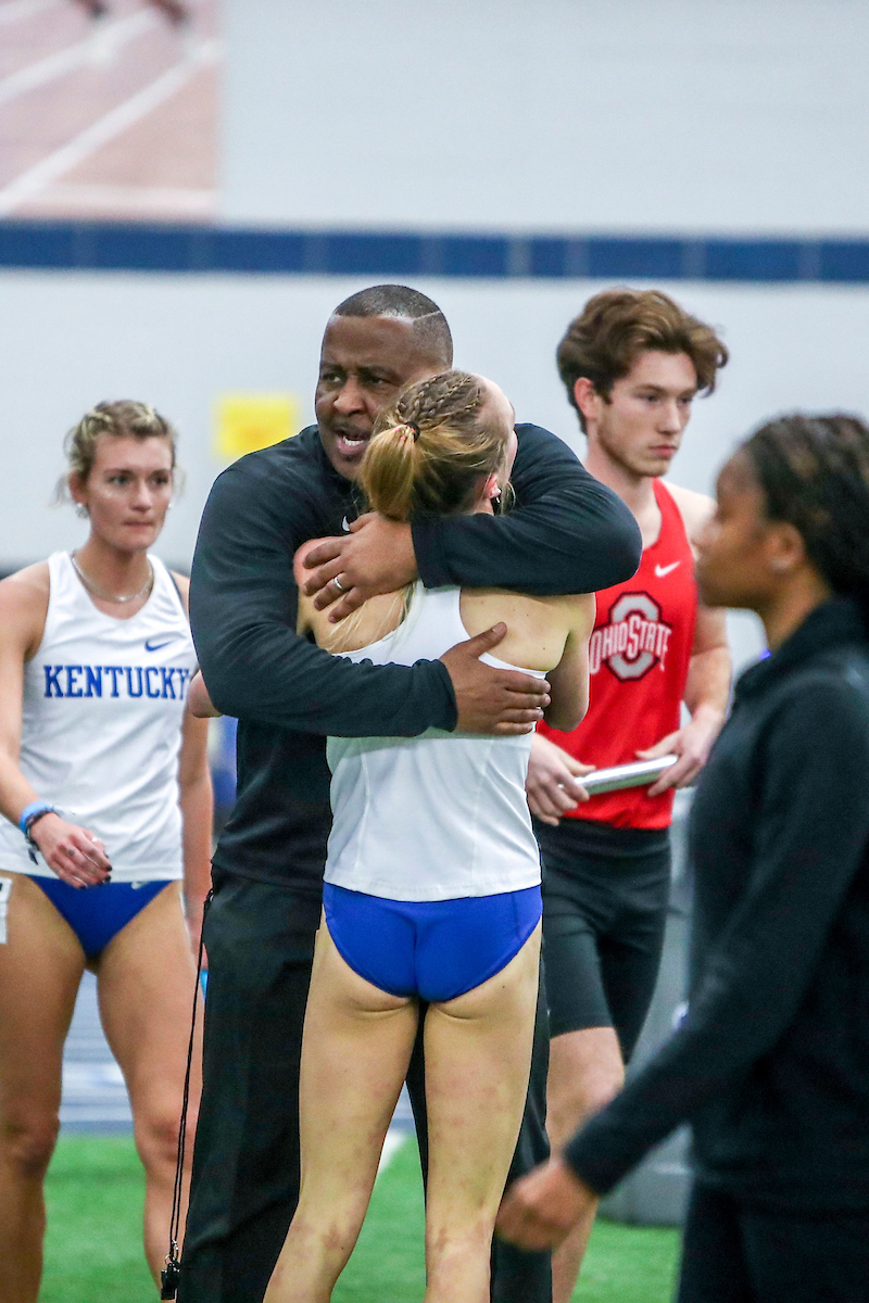 Coach Lonnie Greene.

Kentucky Rod McCravy Track & Field Invitational.

Photo by Sarah Caputi | UK Athletics