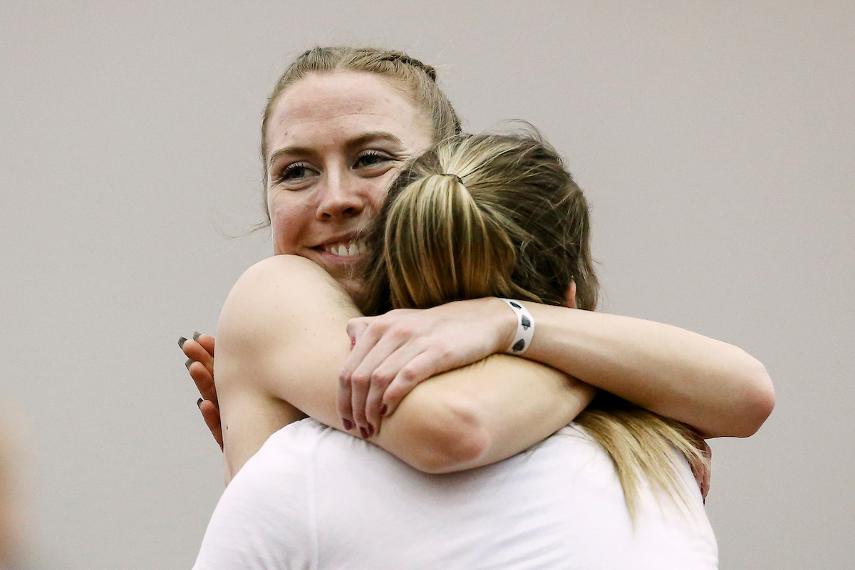 Ellen Ekholm. Carly Hinkle.

2020 SEC Indoors day two.

Photo by Chet White | UK Athletics