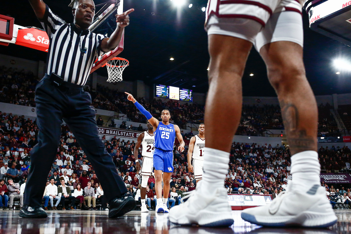 PJ Washington.

Kentucky beat Mississippi State 71-67 at Humphrey Coliseum in Starkville, MS.

Photo by Chet White | UK Athletics