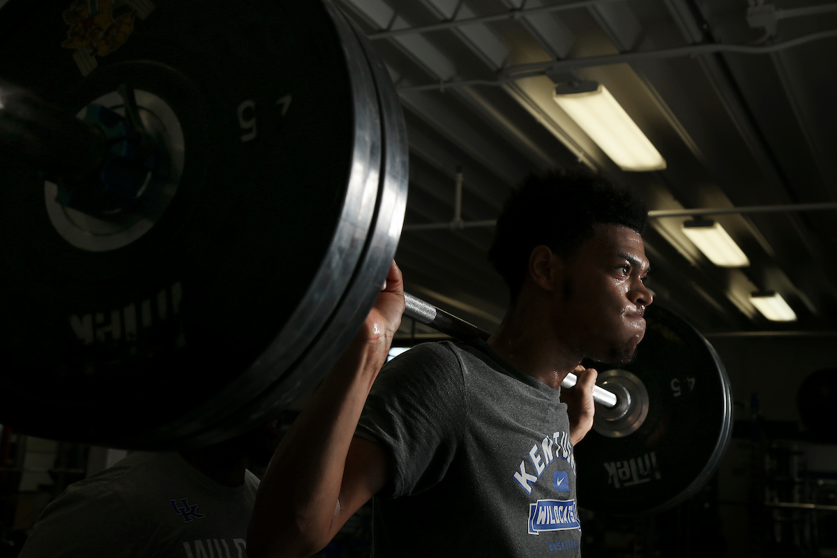 Quade Green.

Big Blue Caravan. Somerset, Ky. Somerset Kroger. June 21, 2018.

Photo by Chet White | UK Athletics