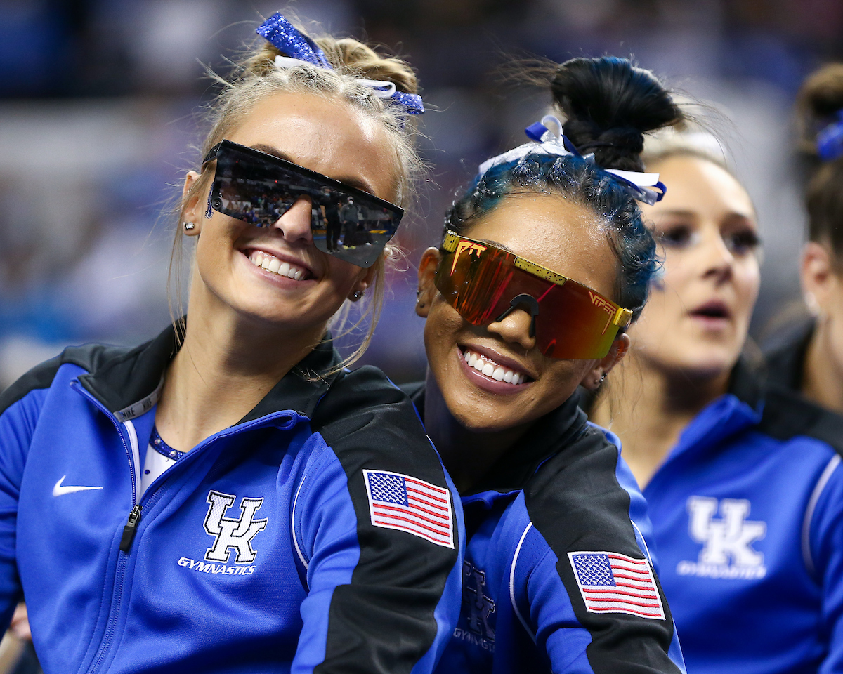 Josie Angeny. Carissa Clay.

Kentucky gymnastics loses to Florida.

Photo by Tommy Quarles | UK Athletics