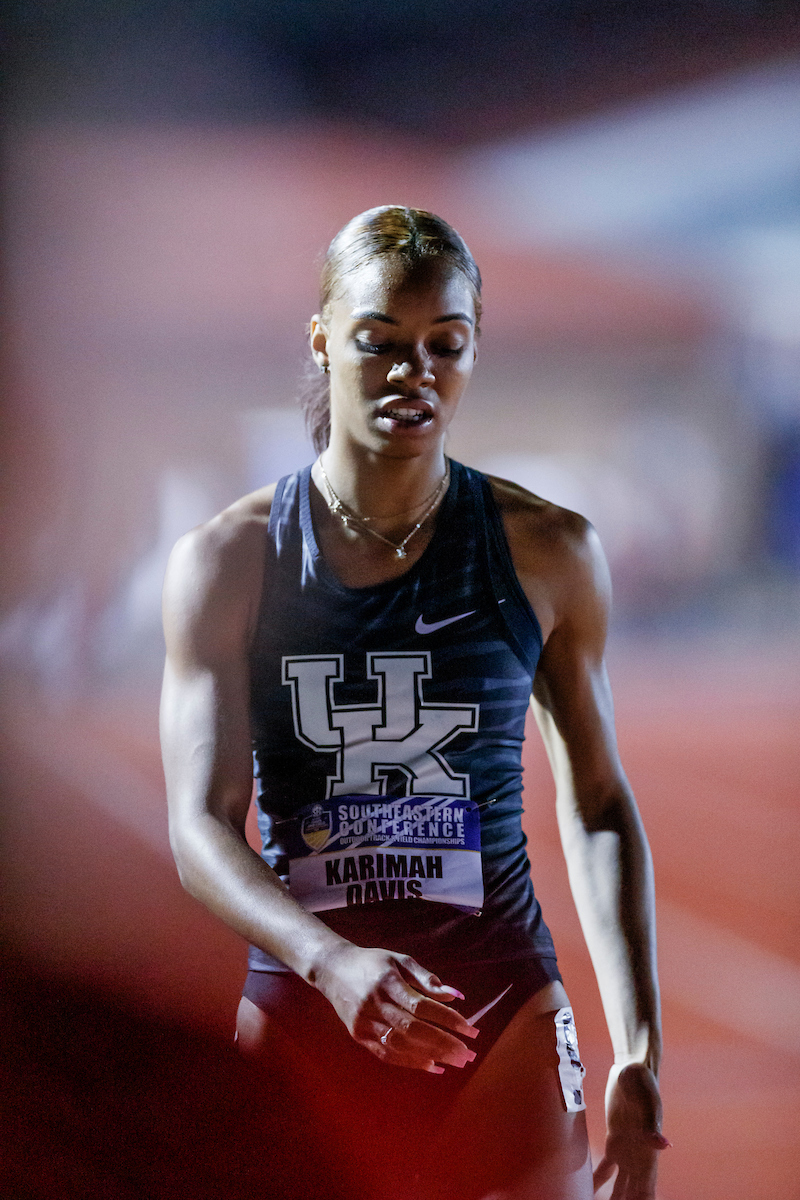 Karimah Davis.

SEC Outdoor Track and Field Championships Day 1.

Photo by Elliott Hess | UK Athletics