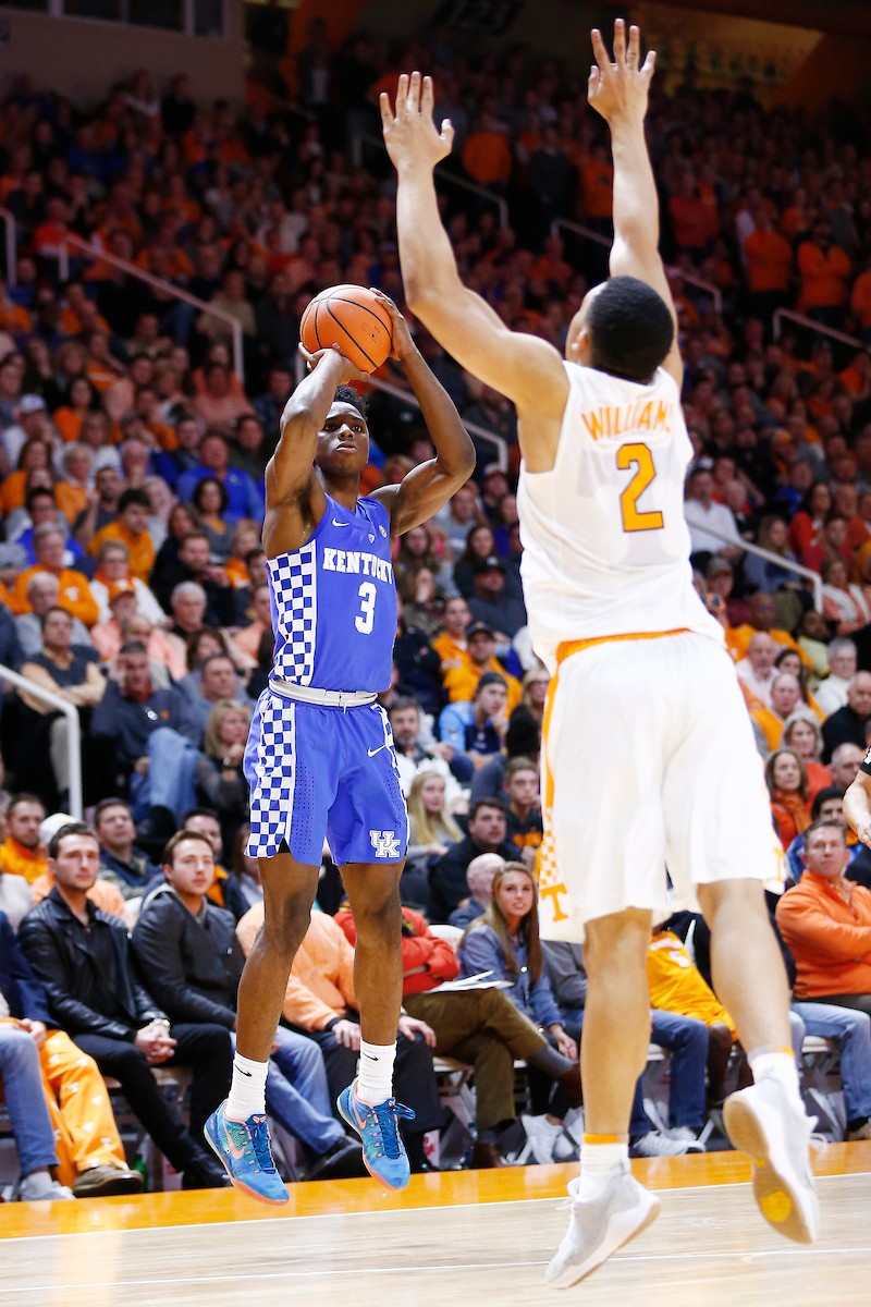 Hamidou Diallo.

The University of Kentucky men's basketball team falls to Tennessee 76-65 on Saturday, January 6, 2018, at Thompson-Boling Arena in Knoxville, TN.

Photo by Chet White | UK Athletics