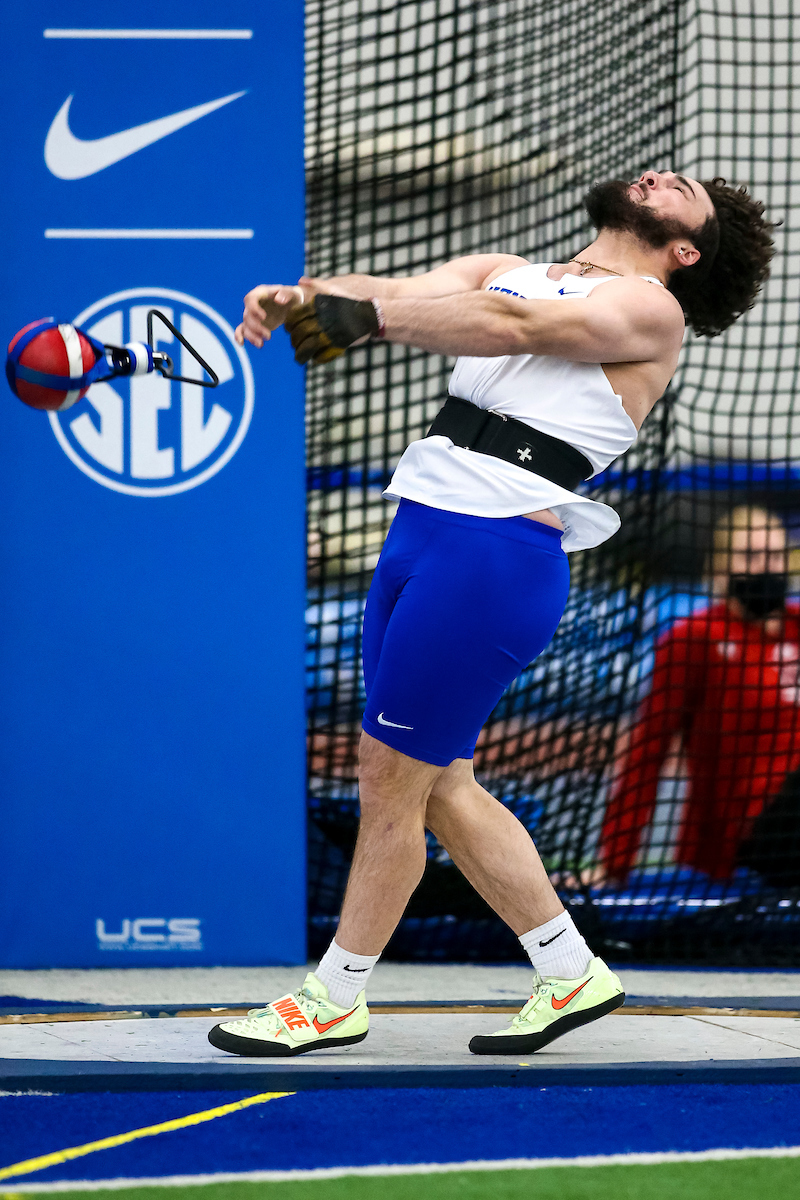 Logan Coles.

Day One of the Jim Green Invitational.

Photo by Eddie Justice | UK Athletics