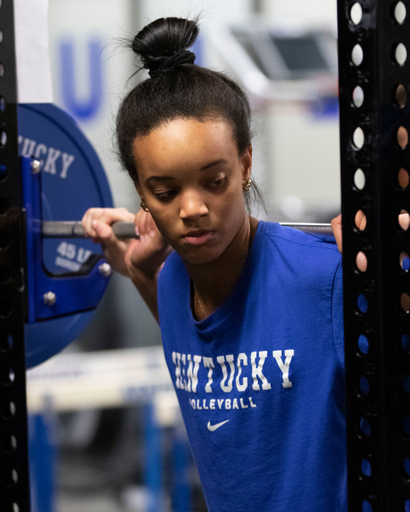Jordyn Williams. 

Volleyball Spring Workout.

Photo by Tommy Quarles | UK Athletics