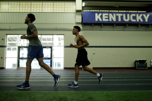 EJ Montgomery. Quade Green.

The men's basketball conditions on Tuesday, July 10th, 2018 at Nutter Field house in Lexington, Ky.

Photo by Quinlan Ulysses Foster I UK Athletics