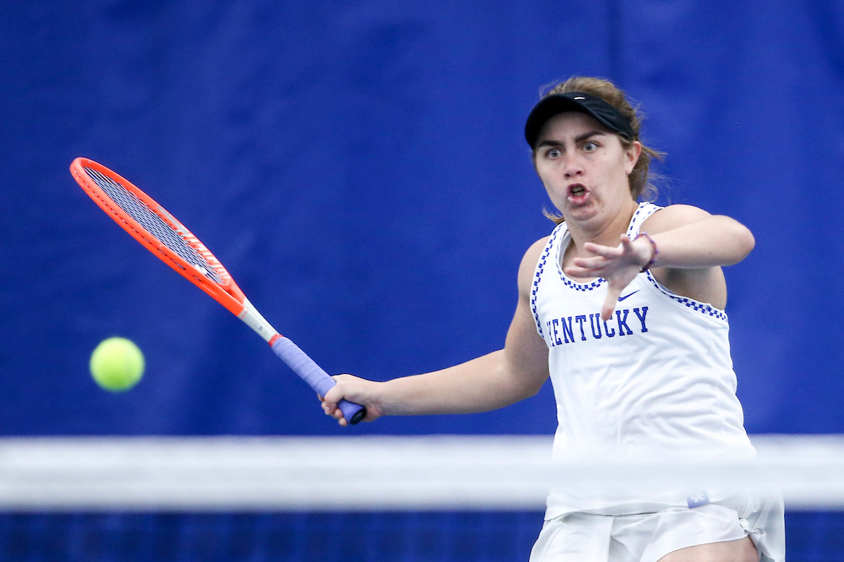 Florencia Urrutia.

Kentucky loses to Vanderbilt 6-1.

Photo by Grace Bradley | UK Athletics