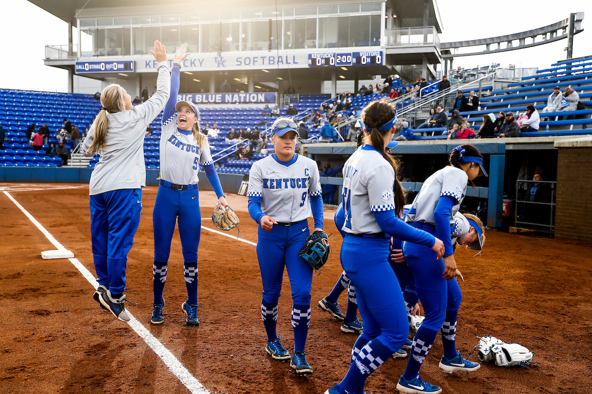 Kristine Himes. Tatum Spangler.

Kentucky loses to Ole Miss 7-6.

Photos by Chet White | UK Athletics