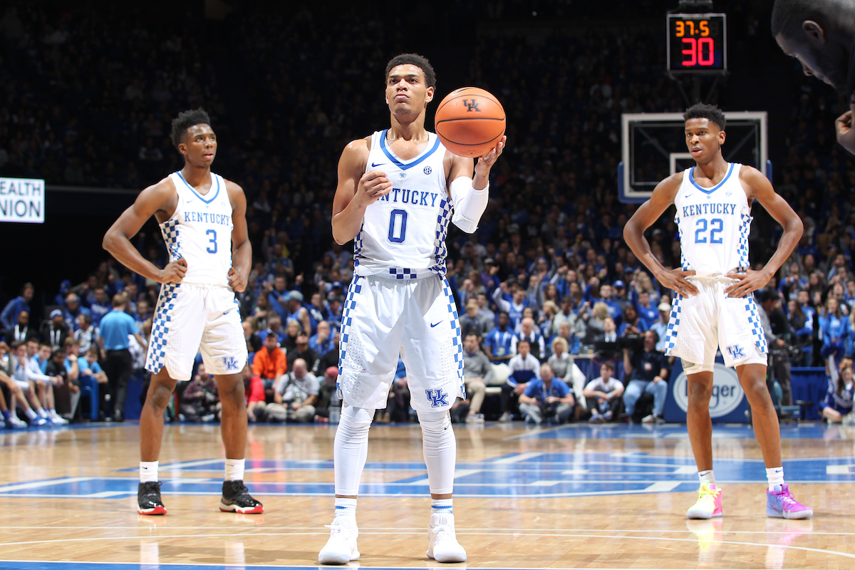 Quade Green.

The University of Kentucky men's basketball team beat Georgia 66-61 on Sunday, December 31, 2017 at Rupp Arena in Lexington, Ky. 

Photo by Quinn Foster I UK Athletics