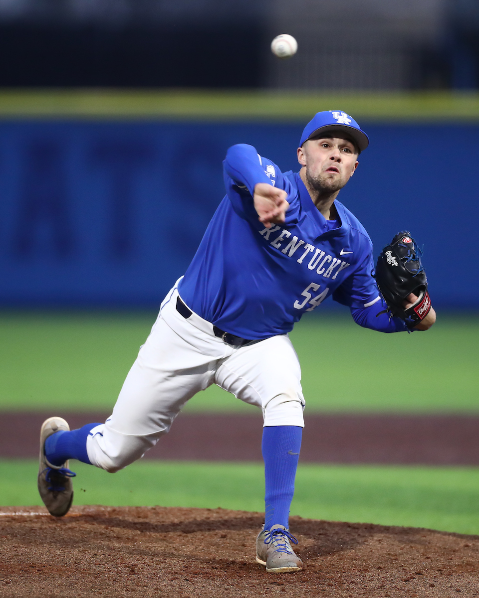 DANIEL HARPER.

Kentucky beat Southeast Missouri State 9-4.

Photo by Elliott Hess | UK Athletics