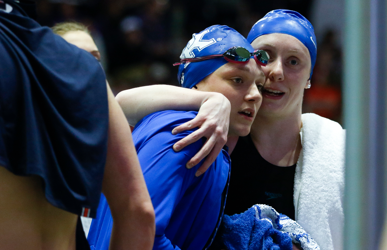 Photos from the afternoon portion of the final day of the 2019 SEC Swimming and Diving Championships in the Gabrielsen Natatorium at the University of Georgia in Athens, Ga., on Saturday, Feb. 23, 2019. (Casey Sykes)