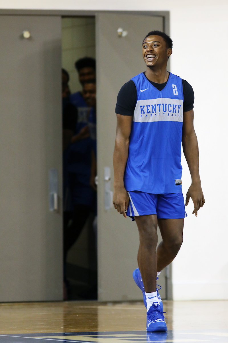 Ashton Hagans.

UK MBB hosts 2018 women's clinic at the Joe Craft Center in Lexington, KY,

Photo by Quinn Foster