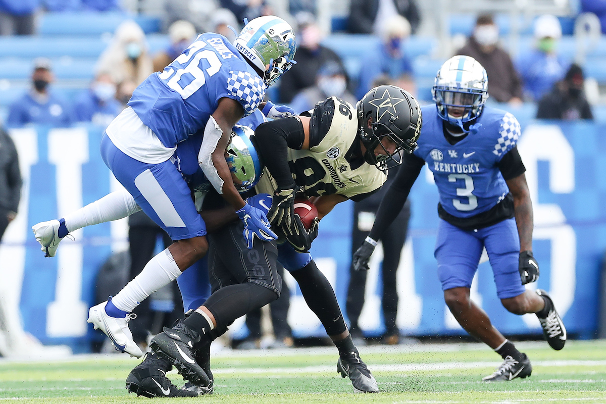CEDRICK DORT JR.. BRANDIN ECHOLS.

UK beat Vandy 38-35.

Photo by Elliott Hess | UK Athletics