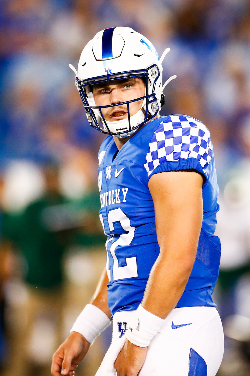 Sawyer Smith.

UK beat EMU 38-17.

Photo by Chet White | UK Athletics