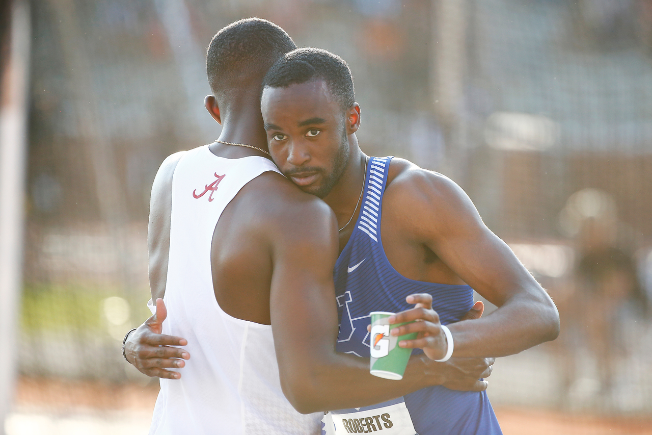 Daniel Roberts.

Day three of the 2018 SEC Outdoor Track and Field Championships on Sunday, May 13, 2018, at Tom Black Track in Knoxville, TN.

Photo by Chet White | UK Athletics