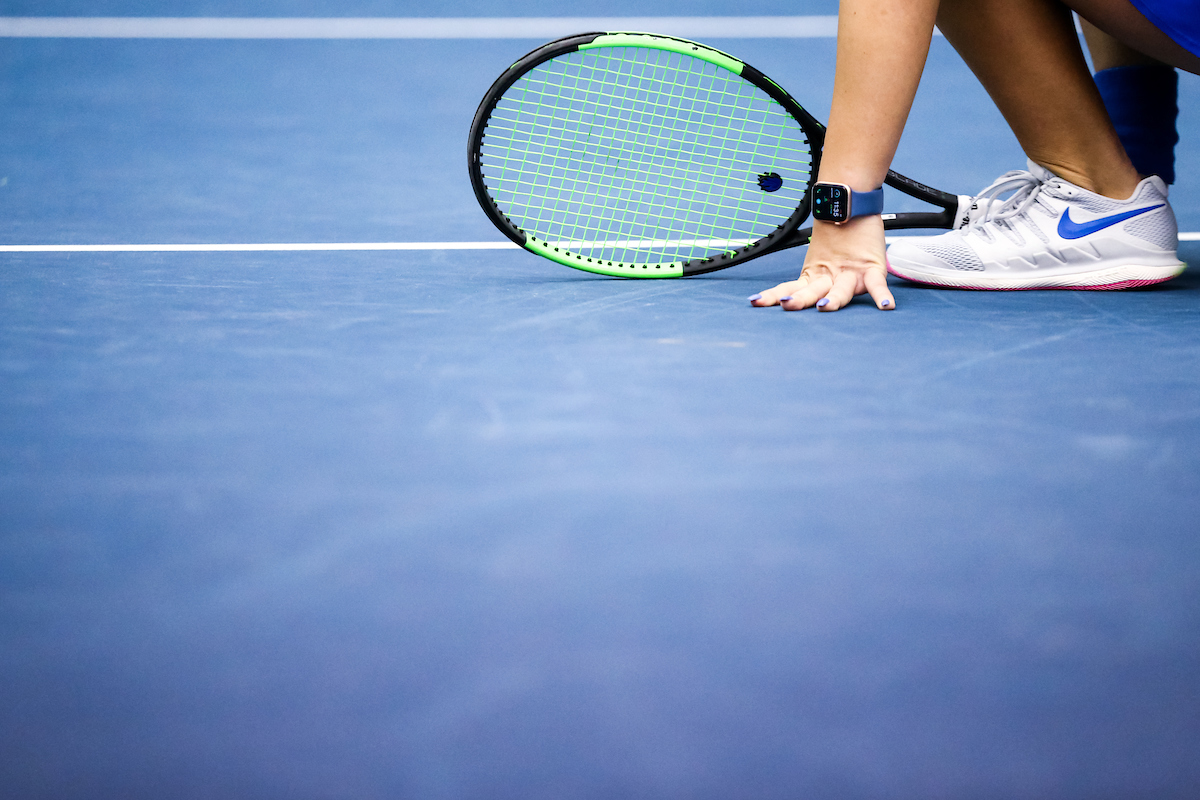 Akvile Parazinskaite. 

Kentucky beat NKU.

Photo by Eddie Justice | UK Athletics