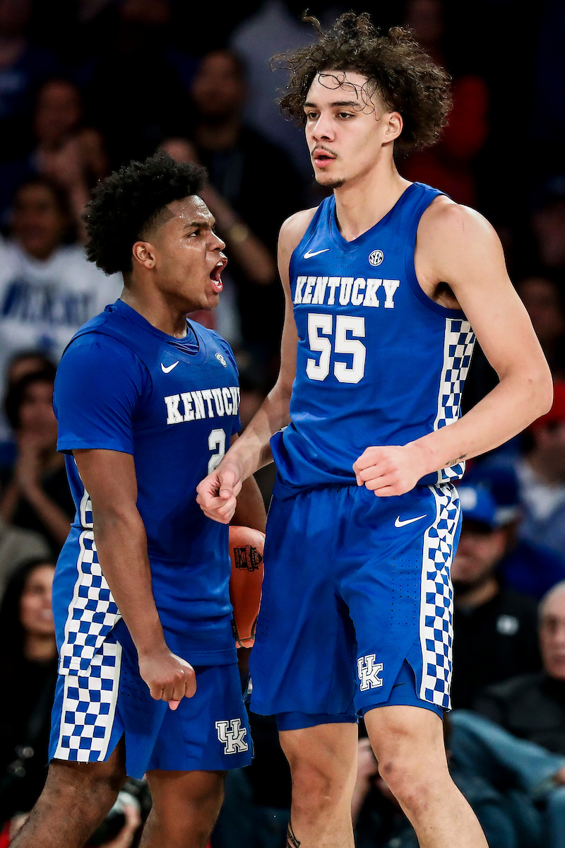 Sahvir Wheeler. Lance Ware.

Kentucky loses to Duke 79-71 in the Champions Classic at Madison Square Garden in New York on Nov. 9, 2021.

Photos by Chet White | UK Athletics