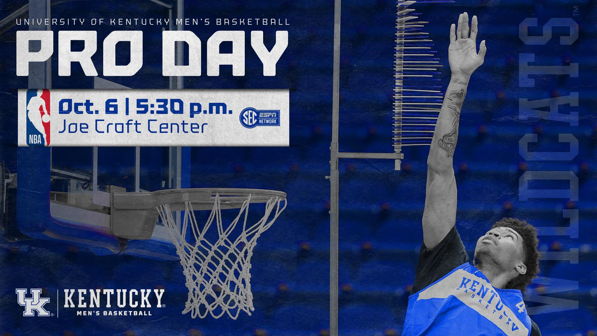 UK Men’s Basketball Pro Day Set for Oct. 6 at the Craft Center