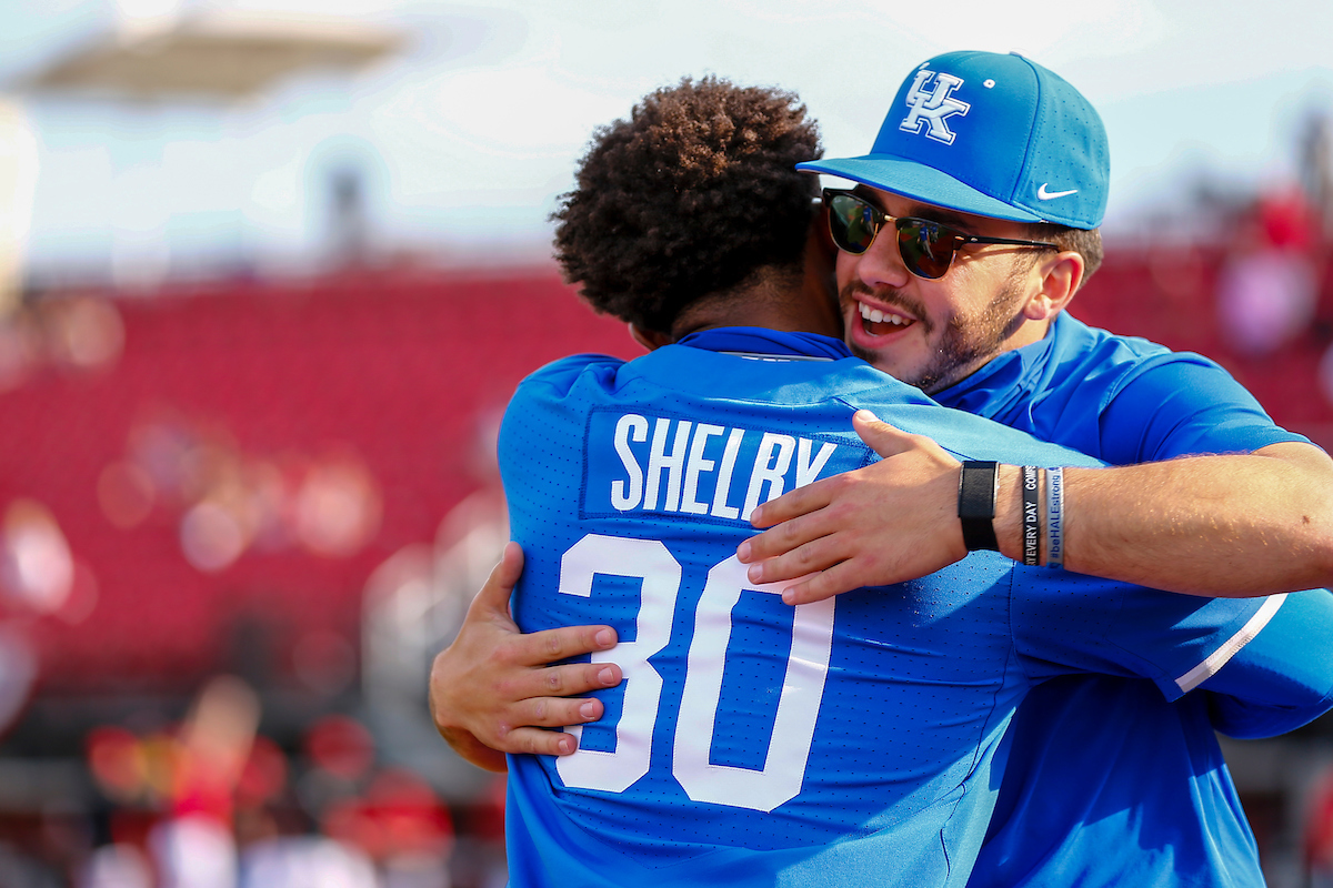 Jaren Shelby. 

Kentucky beats Louisville, 11-7. 

Photo By Barry Westerman | UK Athletics
