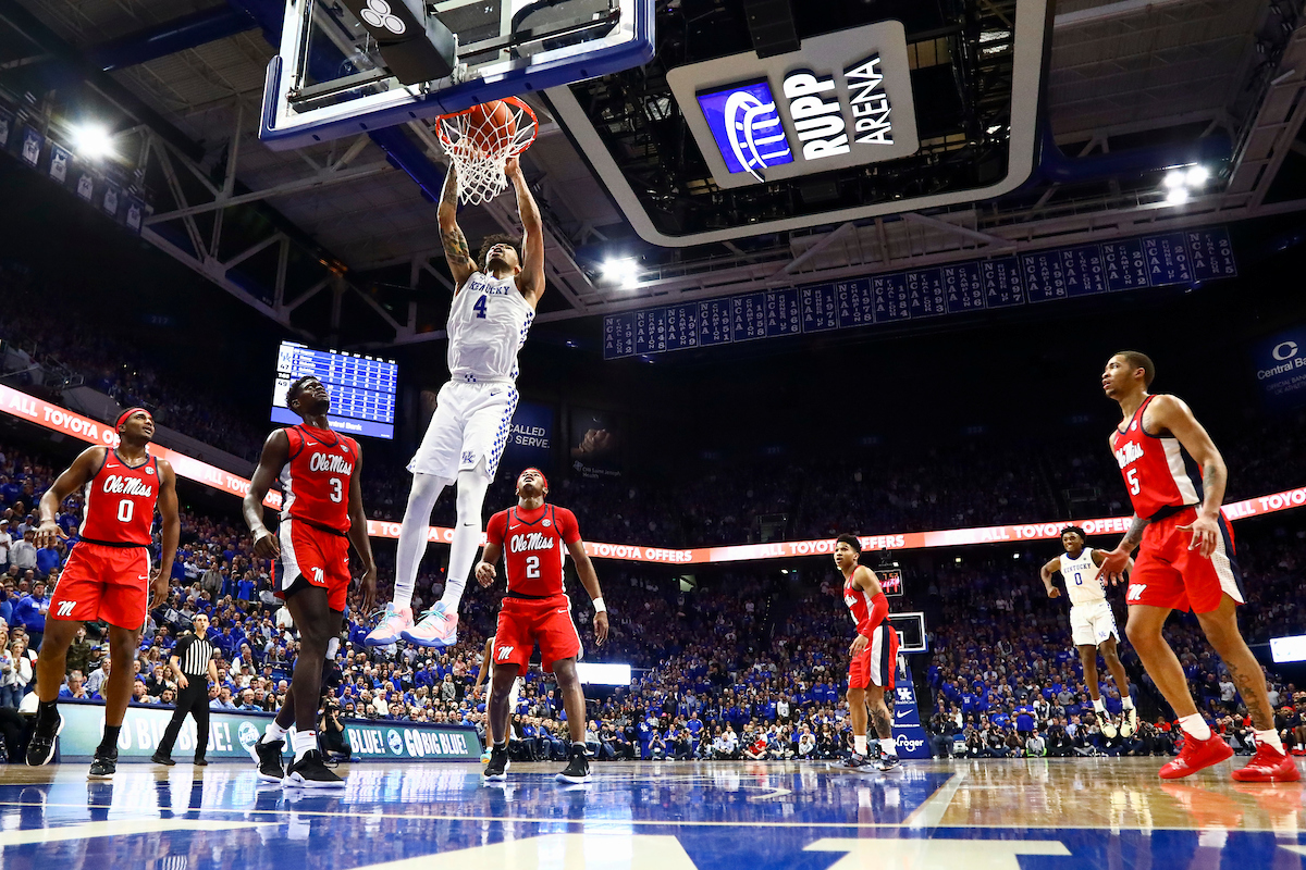 Nick Richards.

UK beat Ole Miss 67-62.

Photo by Chet White | UK Athletics