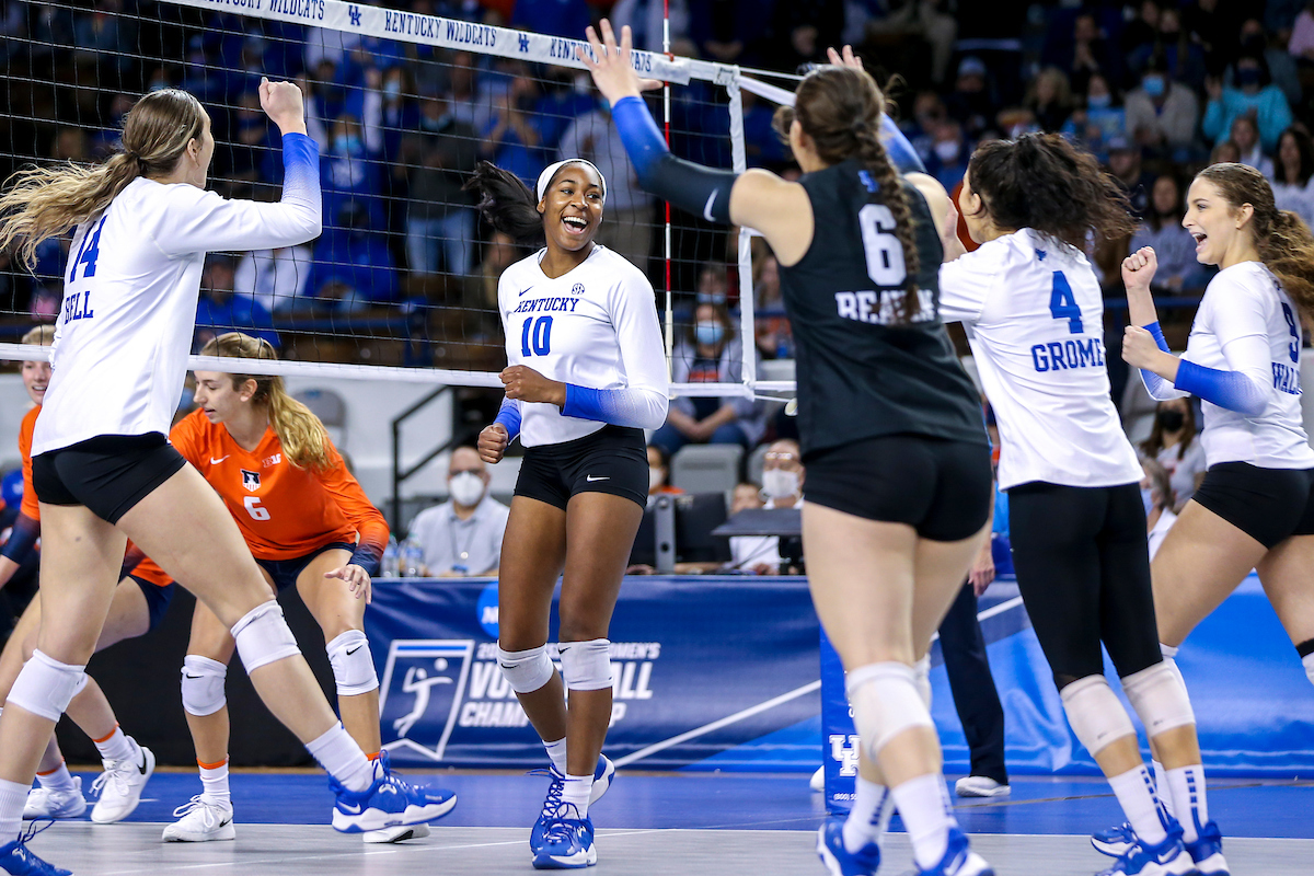 Reagan Rutherford.

Kentucky falls to Illinois 3-1.

Photo by Sarah Caputi | UK Athletics