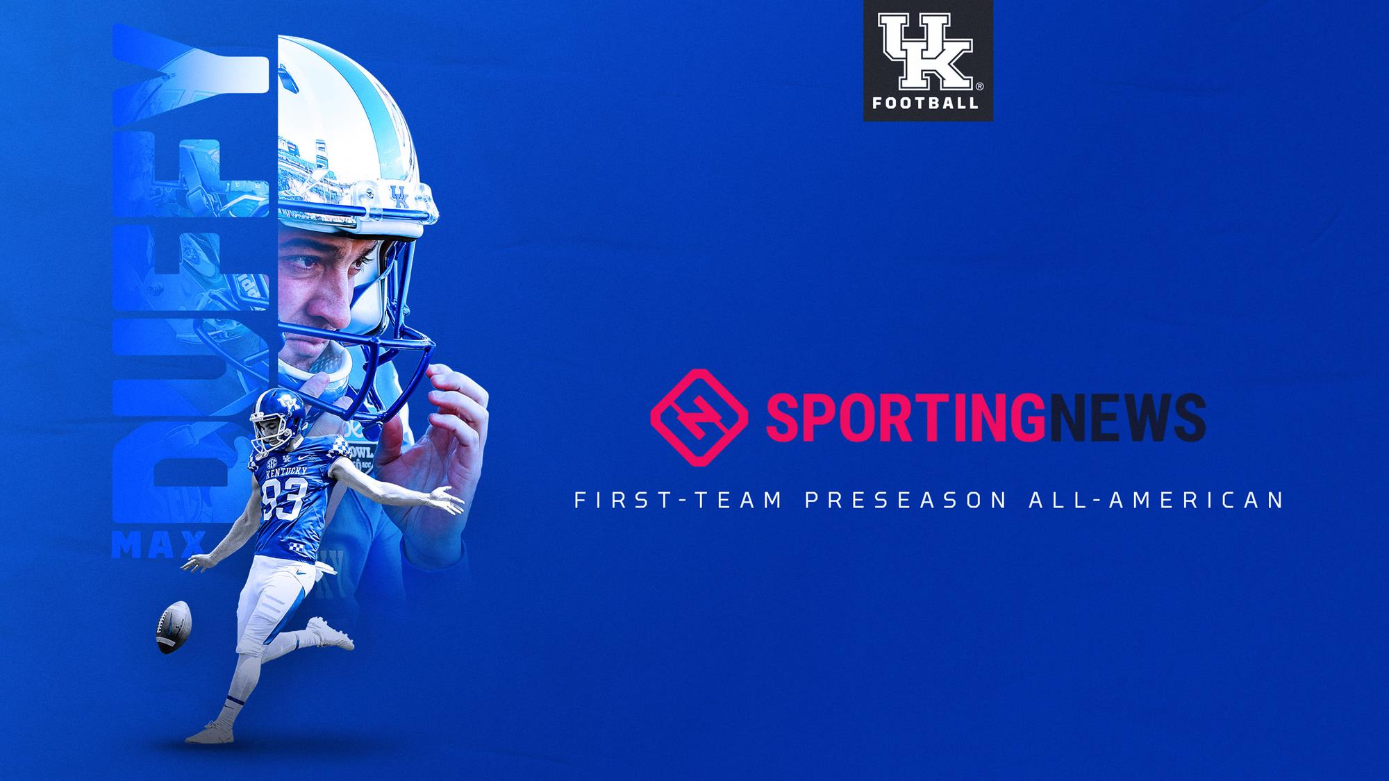 Max Duffy Named First-Team Preseason All-American by Sporting News