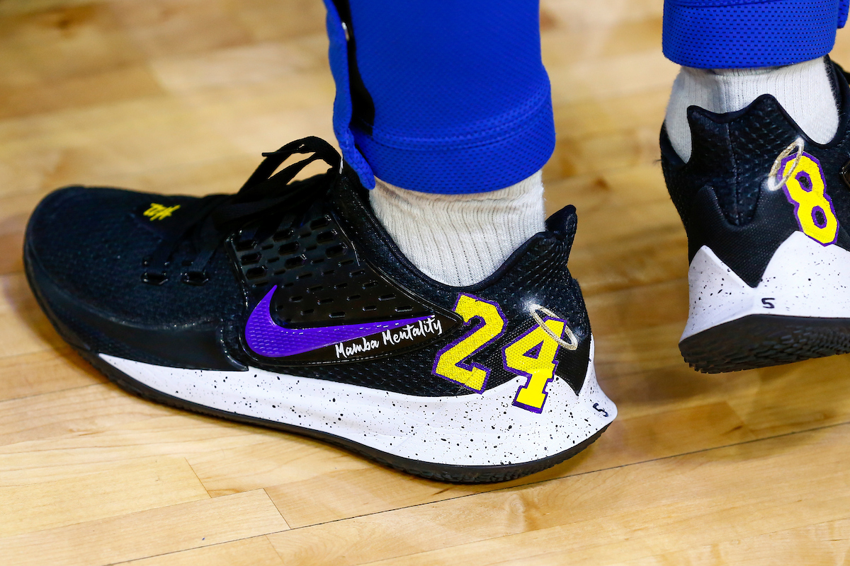 Kobe Tribute Shoes. 

UK beats Vandy 71-62. 

Photo By Barry Westerman | UK Athletics