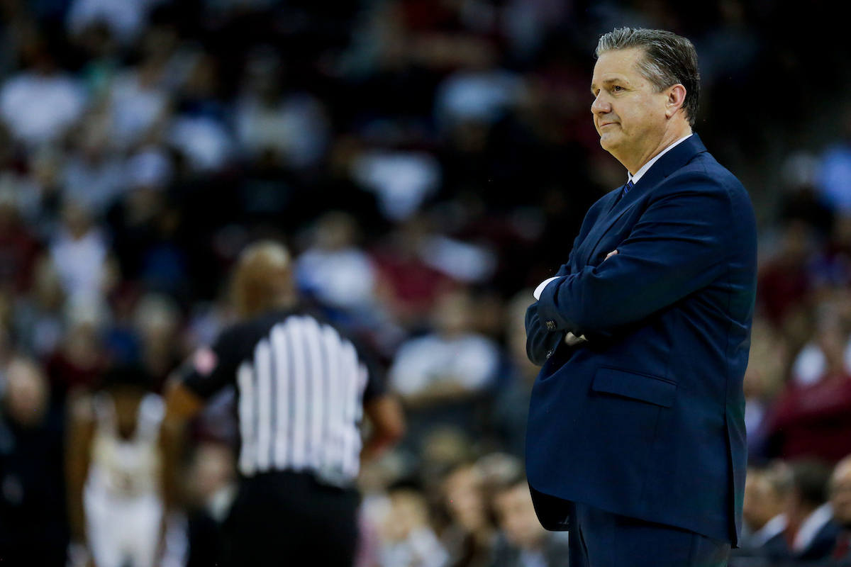 John Calipari.

Kentucky falls to South Carolina, 81-78.


Photo by Chet White | UK Athletics