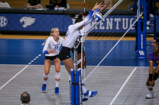 Madi Skinner.

Kentucky sweeps LSU 3 - 0.

Photo by Sarah Caputi | UK Athletics