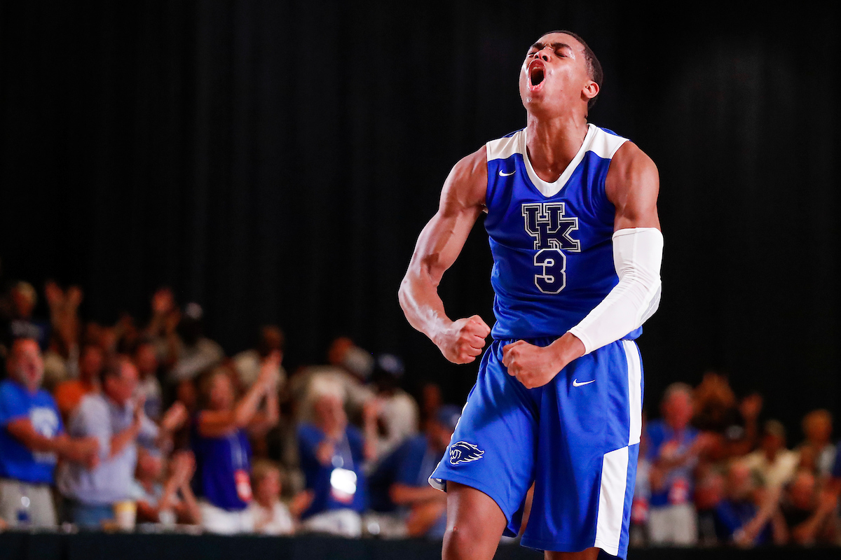 Keldon Johnson.

The University of Kentucky men's basketball team beat Serbia's Mega Bemax 100-64 at the Atlantis Imperial Arena in Paradise Island, Bahamas, on Saturday, August11, 2018.

Photo by Chet White | UK Athletics