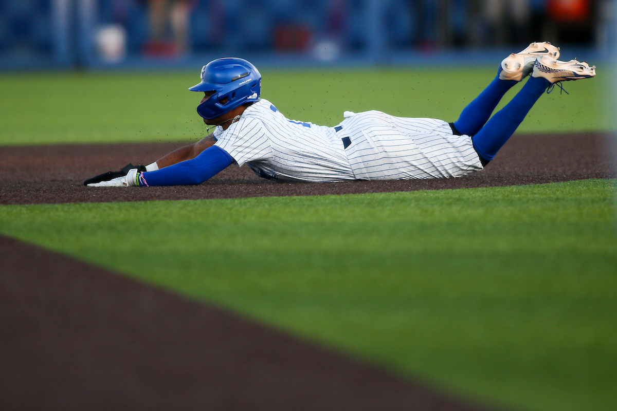 Daniel Harris IV.

Kentucky defeats Dayton 12-1.

Photo by Grace Bradley | UK Athletics