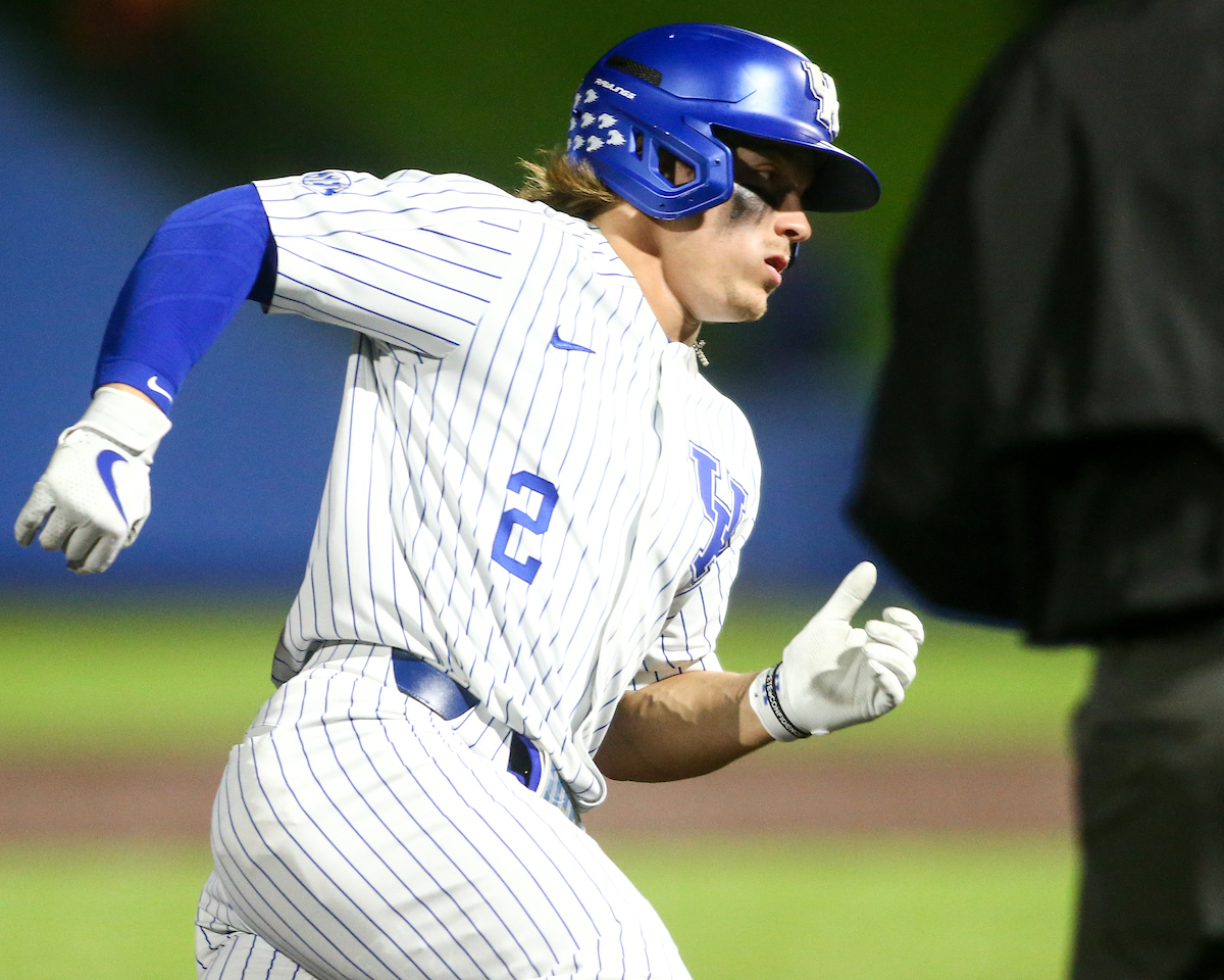 Austin Schultz. 

Kentucky loses to LSU 8-6. 

Photo by Eddie Justice | UK Athletics