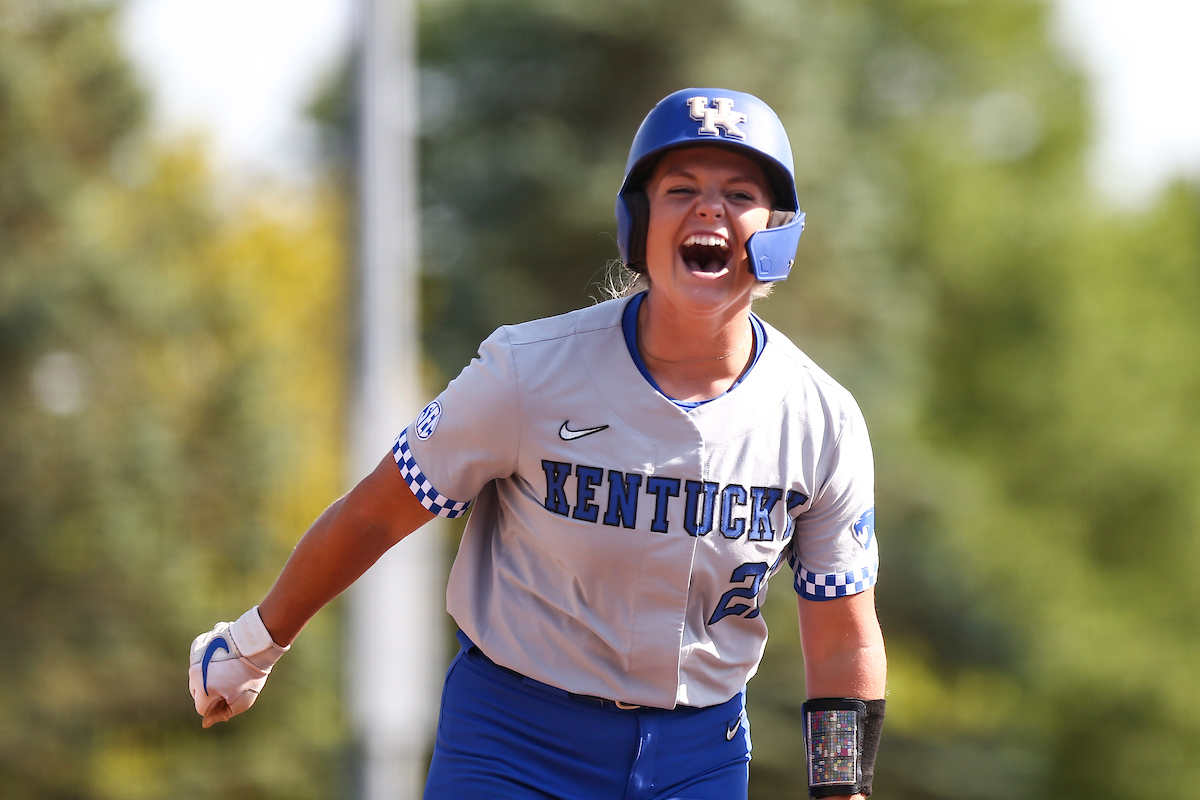 Erin Coffel.Kentucky defeats Miami of Ohio 15-1.Photo by Grace Bradley | UK Athletics