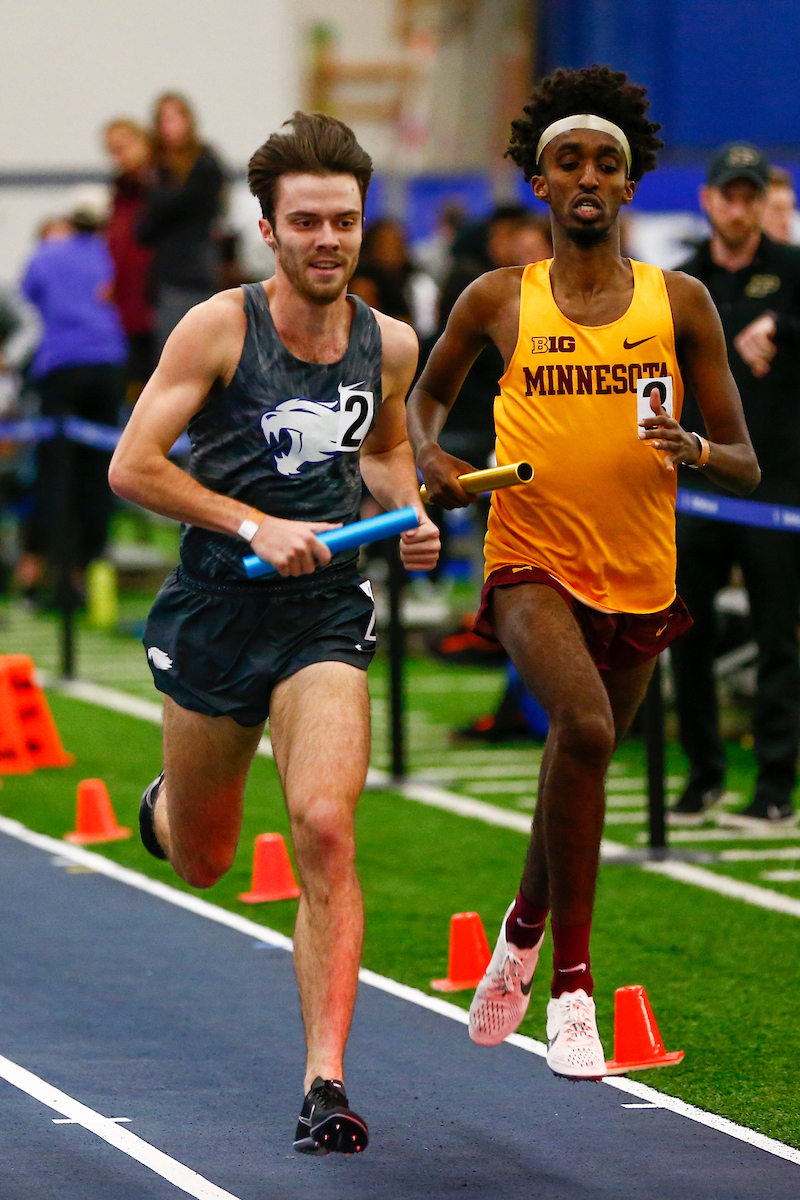 Szalay, LaClair, Thomas. 

Day one of the Rod McCravy Memorial. 

Photo By Barry Westerman | UK Athletics