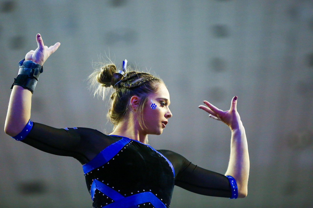 Anna Haigis.

Gymnastics Blue-White Meet.

Photo by Sarah Caputi | UK Athletics