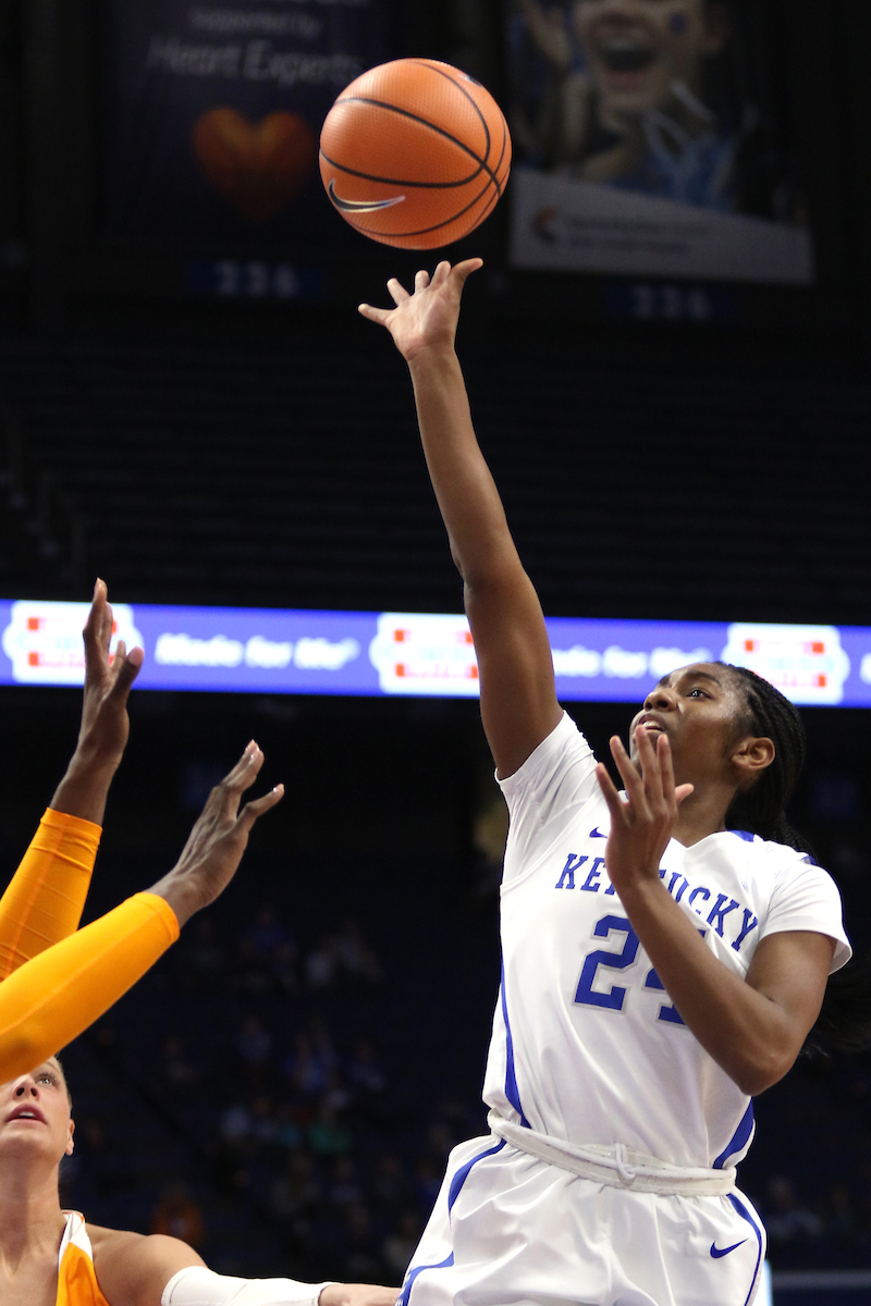 Taylor Murray.

The University of Kentucky women's basketball team falls to Tennessee on Sunday, December 31, 2017 at Rupp Arena. 

Photo by Quinn Foster I UK Athletics