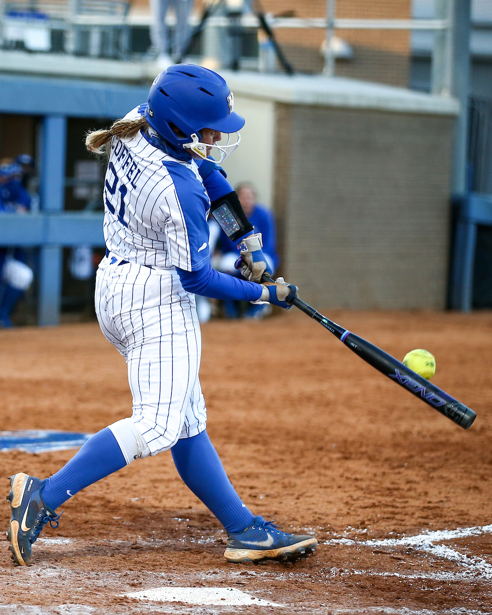 Erin Coffel. 

Kentucky defeats LSU 7-5. 

Photo by Eddie Justice | UK Athletics