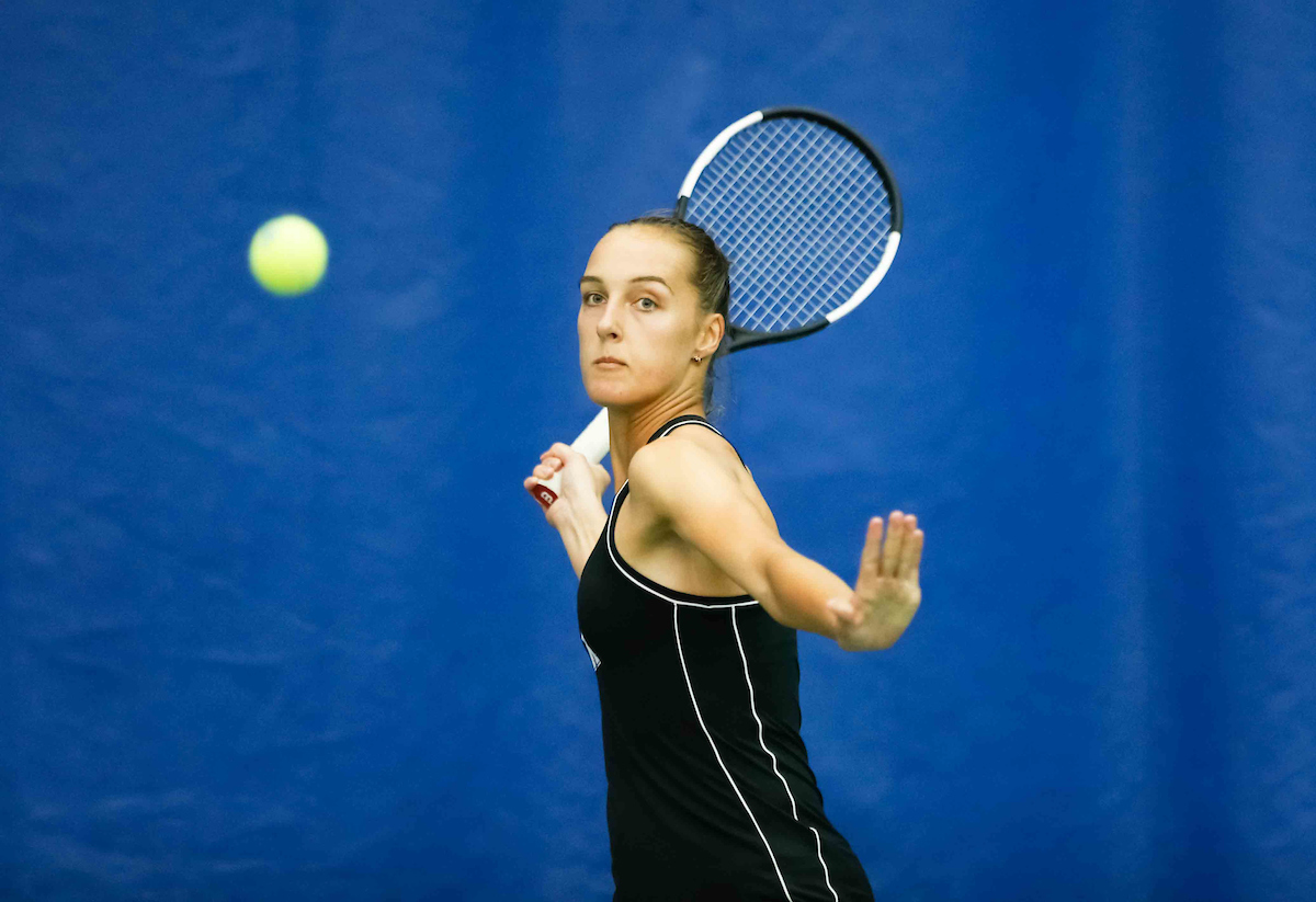 DIANA TKACHENKO.

Women's Tennis comes out on top of Mississippi State on Senior Day.


Photo by Isaac Janssen | UK Athletics