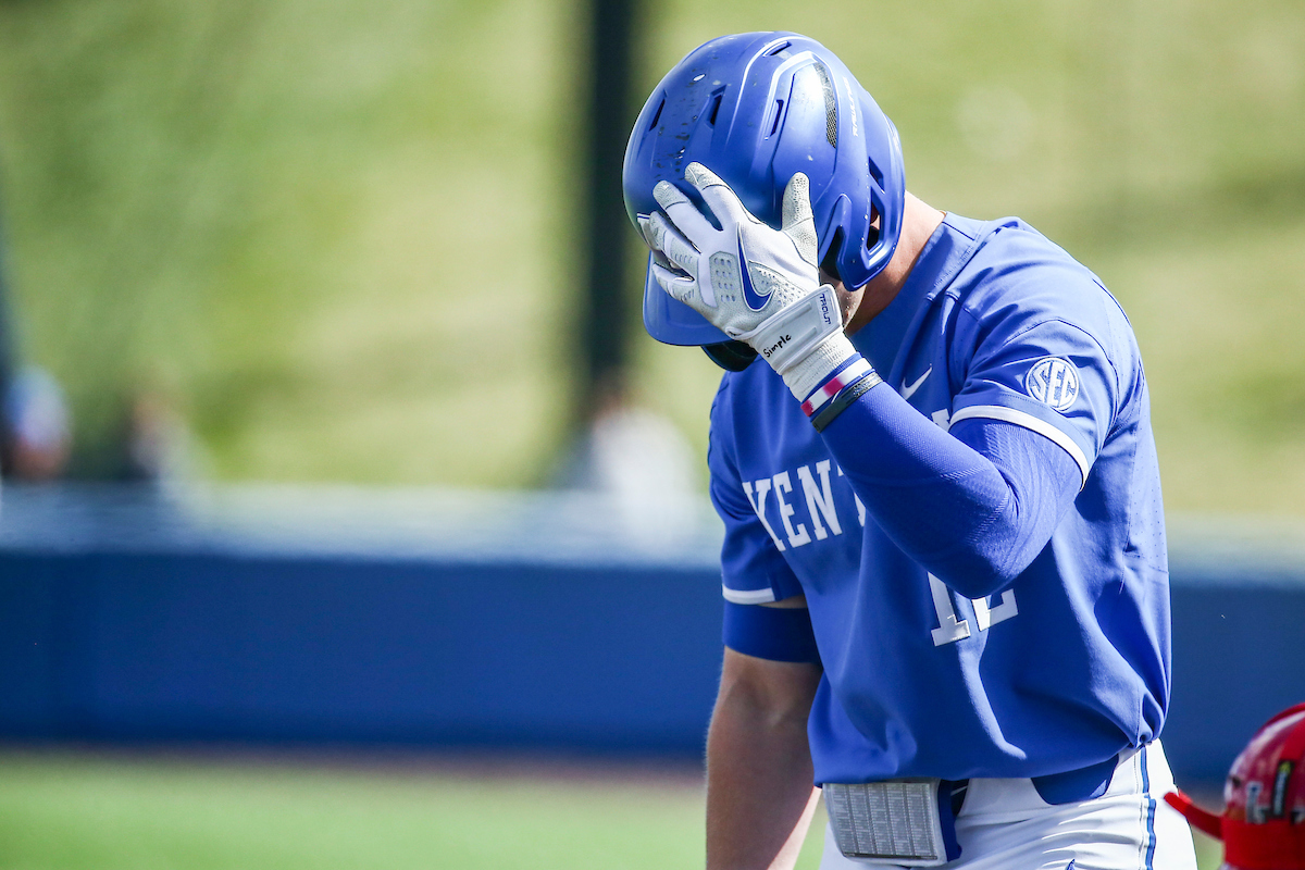 Chase Estep.

Kentucky loses to Ole Miss 1-10.

Photo by Sarah Caputi | UK Athletics