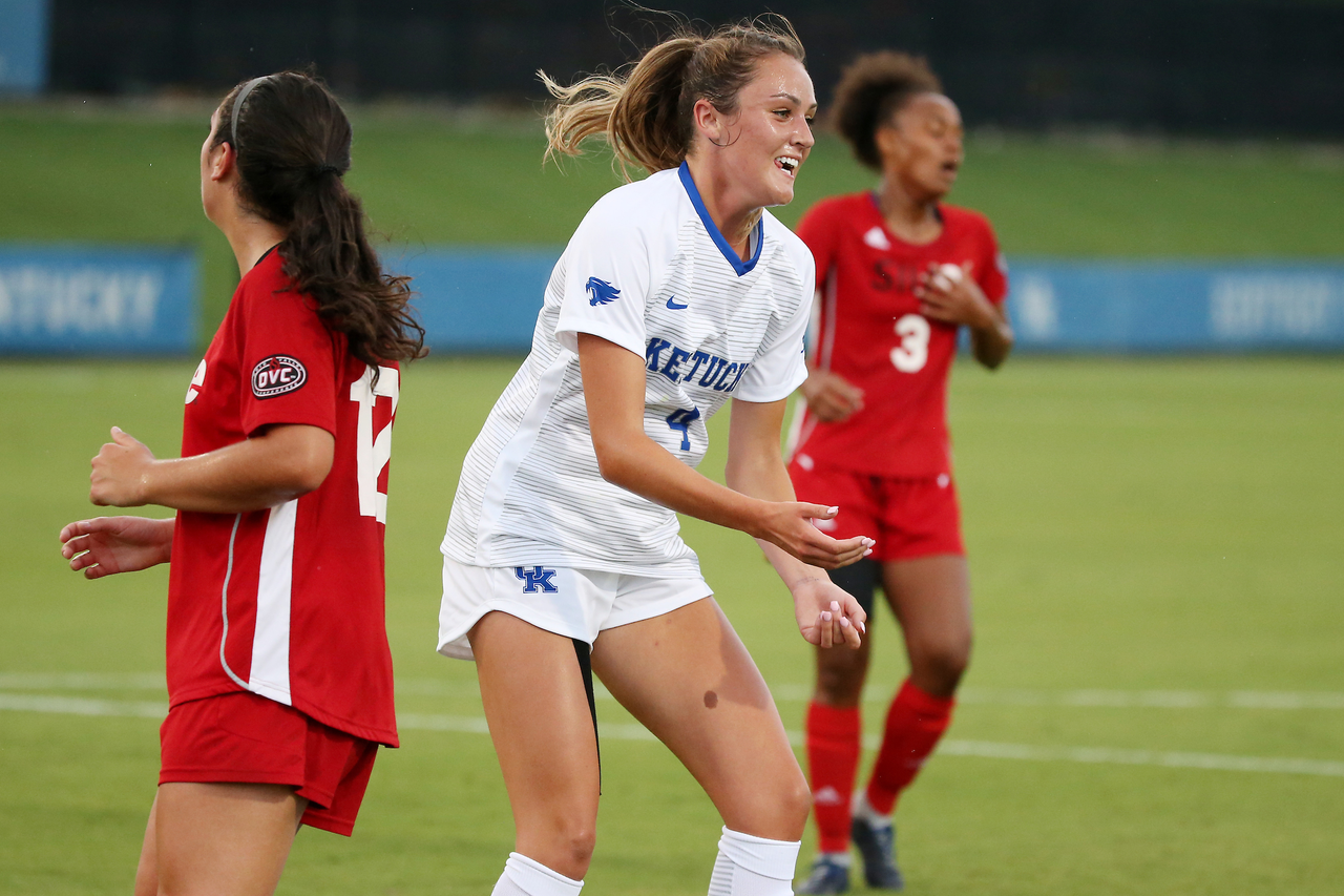 Hollie Olding.

The University of Kentucky women's soccer team beat SIUE 2-1 in the Cats season openr on Friday, August 17, 2018, at The Bell in Lexington, Ky.

Photo by Chet White | UK Athletics
