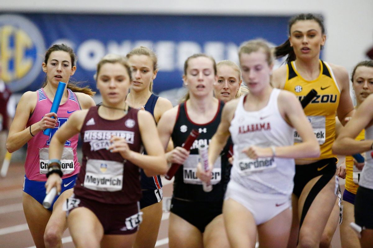 Sarah Crawford.

The University of Kentucky track and field team competes in day two of the 2018 SEC Indoor Track and Field Championships at the Gilliam Indoor Track Stadium in College Station, TX., on Sunday, February 25, 2018.

Photo by Chet White | UK Athletics