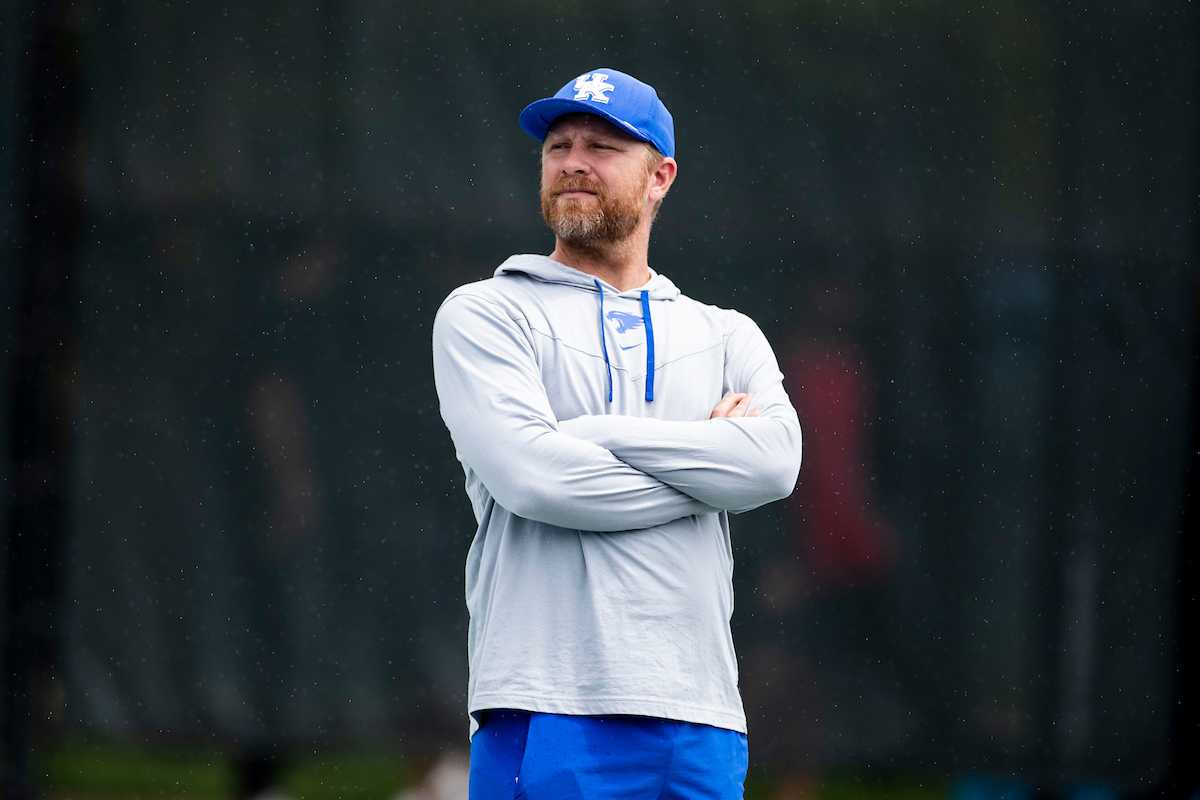 Cedric Kauffmann.Kentucky beat DePaul 4-0 in the first round of the 2022 NCAA Men’s Tennis Tournament.Photo by Elliott Hess | UK Athletics
