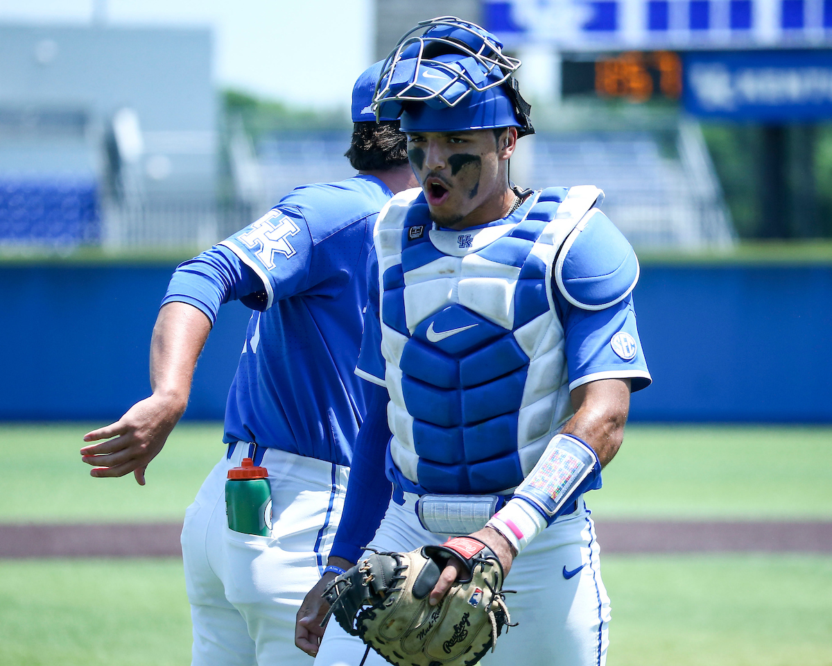 Devin Burkes.

Kentucky beats Auburn 5-1.

Photo by Sarah Caputi | UK Athletics